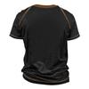 Men's Raglan T-shirt Retro Short Sleeve Round Neck Letter Printing Tops