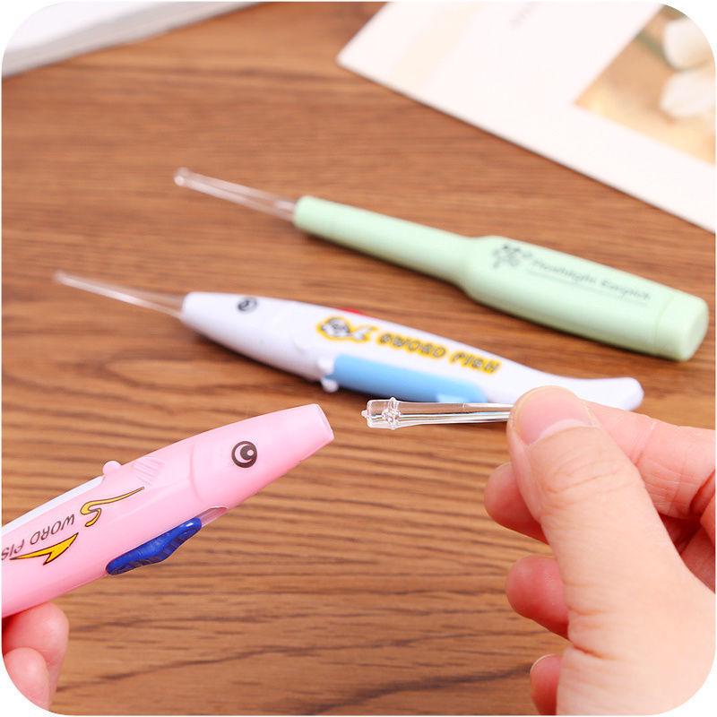 Светящаяся ухочистка для удаления ушной серы со светом - Визуальный инструмент для чистки ушей для взрослых и детей