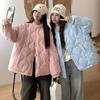Cotton Clothes Women's Autumn and Winter 2025 New Padded Jacket Winter Padded Jacket Korean Loose Diamond Plaid Down Cotton Jacket