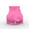 3D Elephant Flower Pots Mold Epoxy Resin Molds Pen Holder Candle Holder Cement Planter Silicone Mould Home Decorations