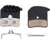 SHIMANO Ремонтные детали колодки дискового тормоза H03C металл с ребрами 1 пара IBPH03CMFA