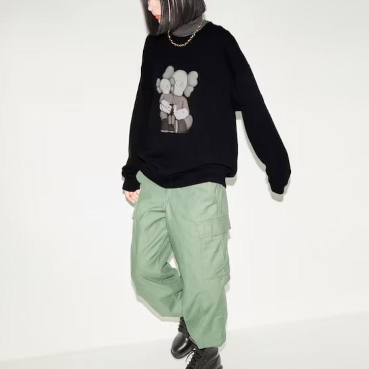 Uniqlo X KAWS Свитшот SS23 Унисекс Черный 467773-09