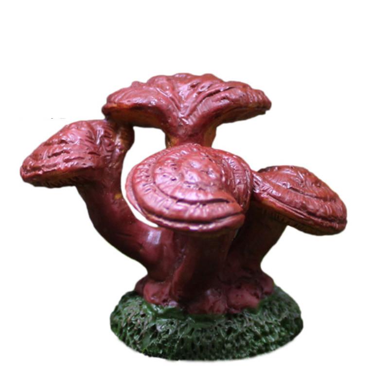 Микроландшафт Гриб Смола Модель Гриба С Искусственными Растениями Декор Подарки Игрушка