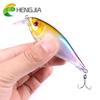 HENGJIA 3.3''/8.5cm Crankbait Freshwater Pike Trout Fishing Lures Tackle 3pcs Depth 1-2m