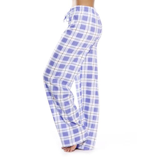 Женские домашние брюки с эластичной резинкой на талии, повседневные широкие брюки с клетчатым принтом, свободные брюки для отдыха