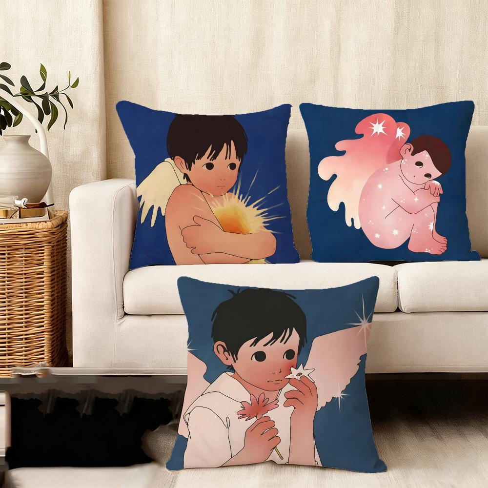 Mexico Artist Susan Cushion Cover Silky Short Plush Home Sofa Cushion Cover - Invisible Zipper Home Decoration