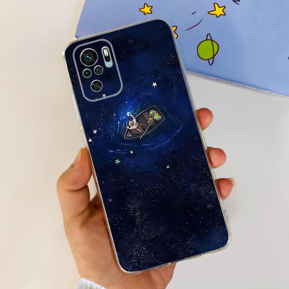 For Xiaomi Redmi Note 10 Pro Max Case Cute Fashion Butterfly Marble Soft Silicone Cover on Redmi Note 10S Note 10 S Note10 Funda