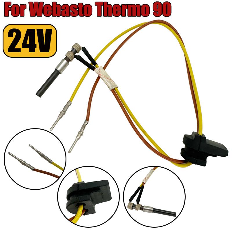 82410B 24V 54-65W Car Diesel Parking Heater Ceramic Glow Pin Glow Plug For Webasto Thermo 90 24V Truck RV Diesel Parking Heater