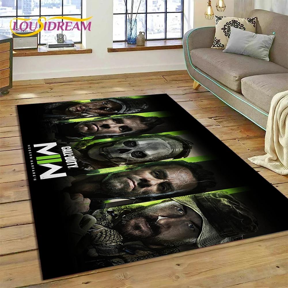Ковер Call of Duty War Game Gamer COD для Спальни Гостиной Домашнего Дивана, Большой Декоративный Коврик для Пола Игровой для Детей, Подарок