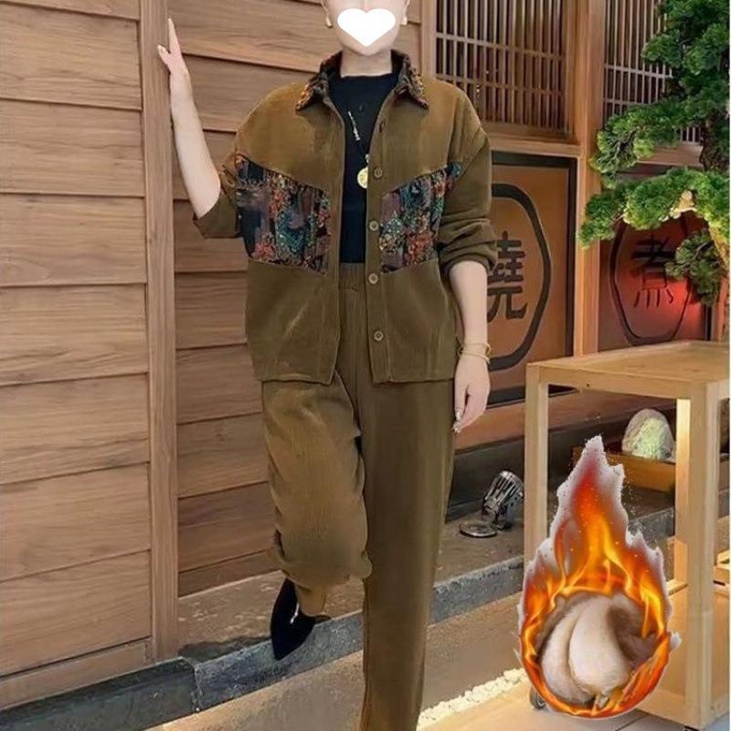 Модный джинсовый комбинезон женский зимний утепленный плотный повседневный короткий костюм и шаровары