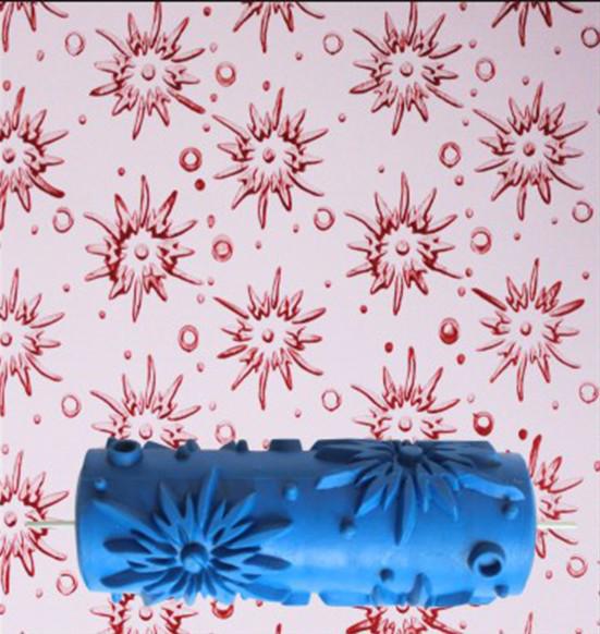 5-дюймовый ролик с рисунком для жидких обоев - Инструмент для DIY-точечной росписи и покраски стен