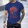 Reel Cool Dad Vintage Fisherunisex Tshirt Fathers Day Fun Daddy Tshirt Unisex Round Neck Short Sleeve Tees Male Tshirt Gift