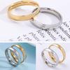 Глянцевое кольцо с шариковой дугой, трансграничные аксессуары, изысканное кольцо, пара из титановой стали, украшения из нержавеющей стали