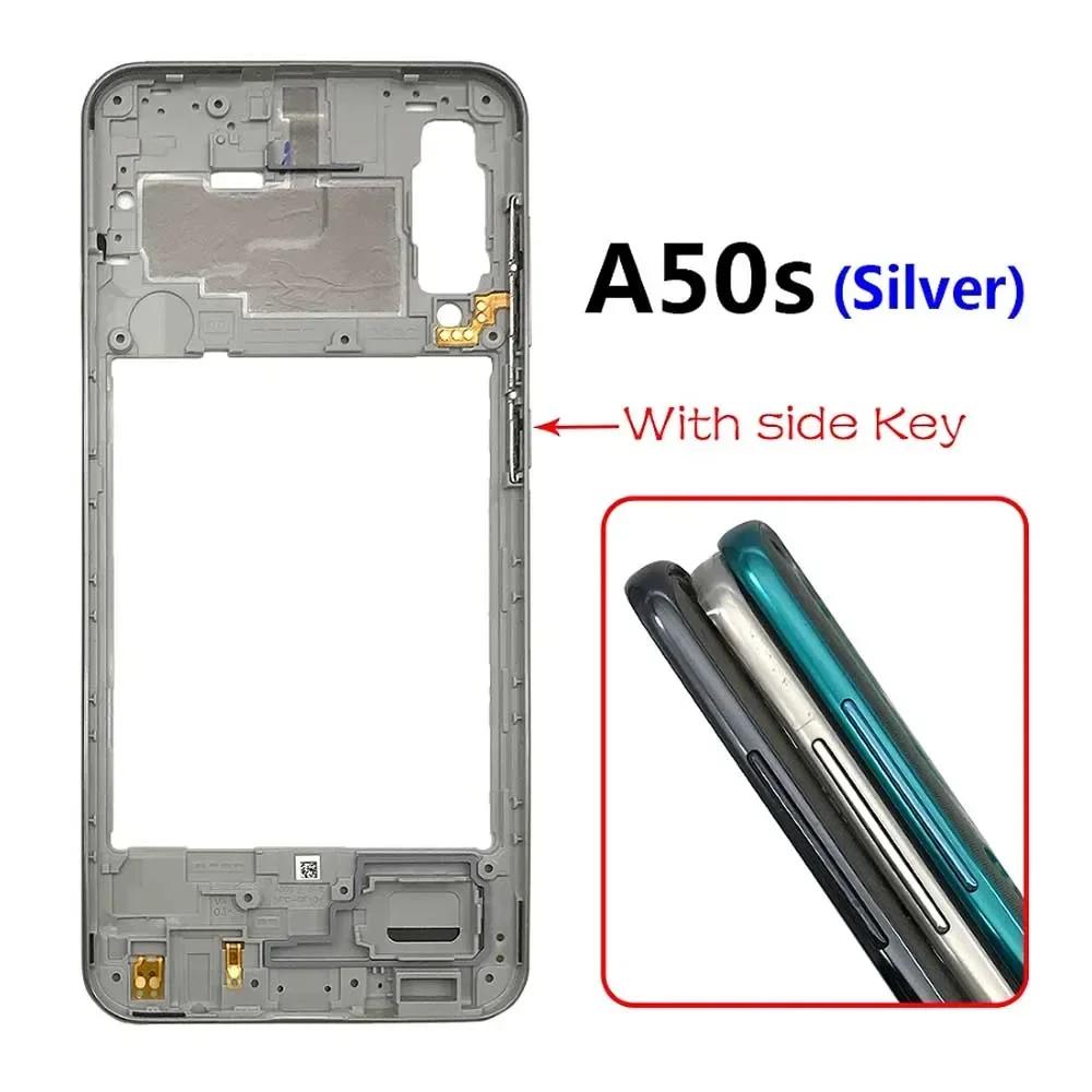 Средняя рамка для телефона Samsung A21s A20s A30s A50s A70s рамка Корпус Замена Ремонтные запчасти