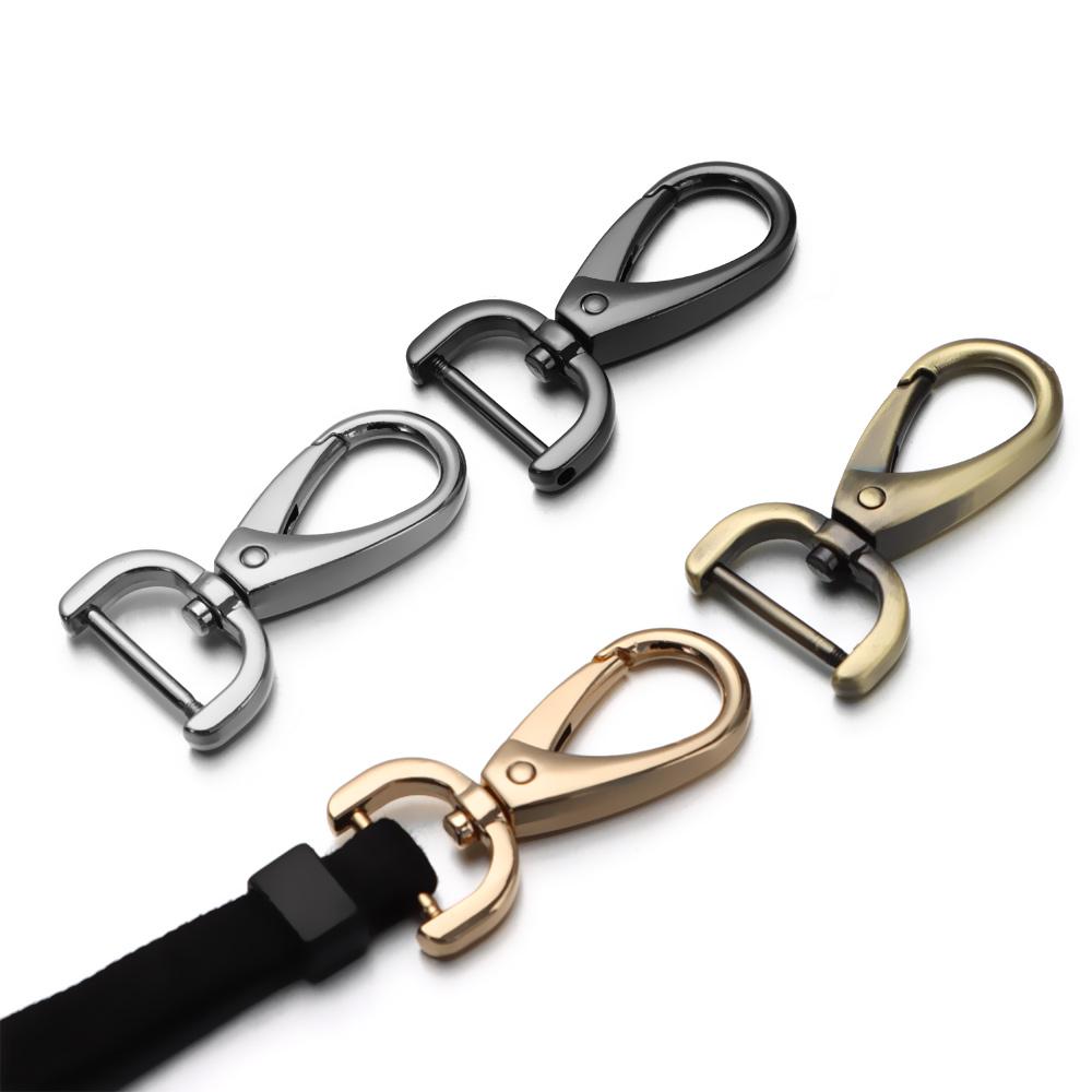 Keychain Webbing Buckle Leather Strap Buckles Trigger Clips Detachable Snap Hook Pet Leash Hooks