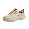 Autumn retro student thick baseplate shoes women's fashion simple niche sports casual running single shoes increase height