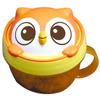 Edison Friends Spill-proof Snack Cup Owl, 1 Piece, Orange, 1 Piece