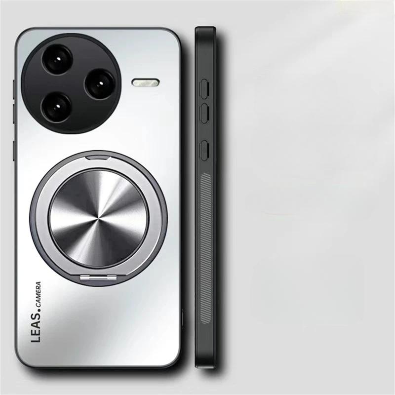 Матовый магнитный чехол POCO F7 Ultra Противоударный жесткий бампер Подставка Держатель Чехлы для POCO F7 Ultra F7Pro Накладка