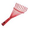 Carbon Steel Grass Rake Hand Rake Wire Broom Nine Tooth for Leaf Cleaning Garden Tool for Garden Maintenance Plant Care