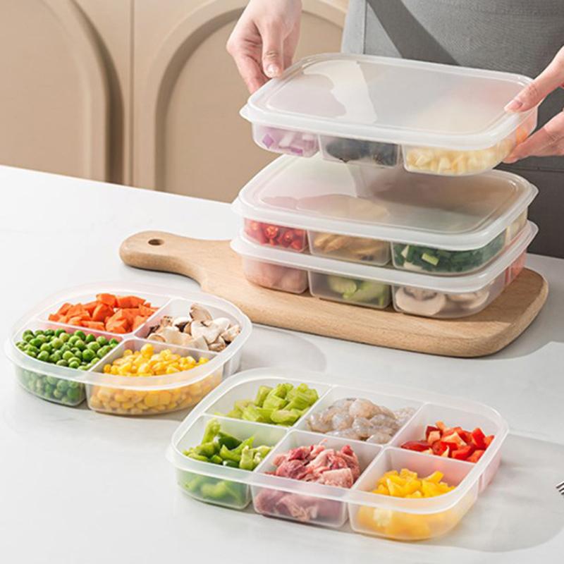 Ящик для хранения продуктов питания и фруктов Портативный отсек для холодильника и морозильника Органайзеры