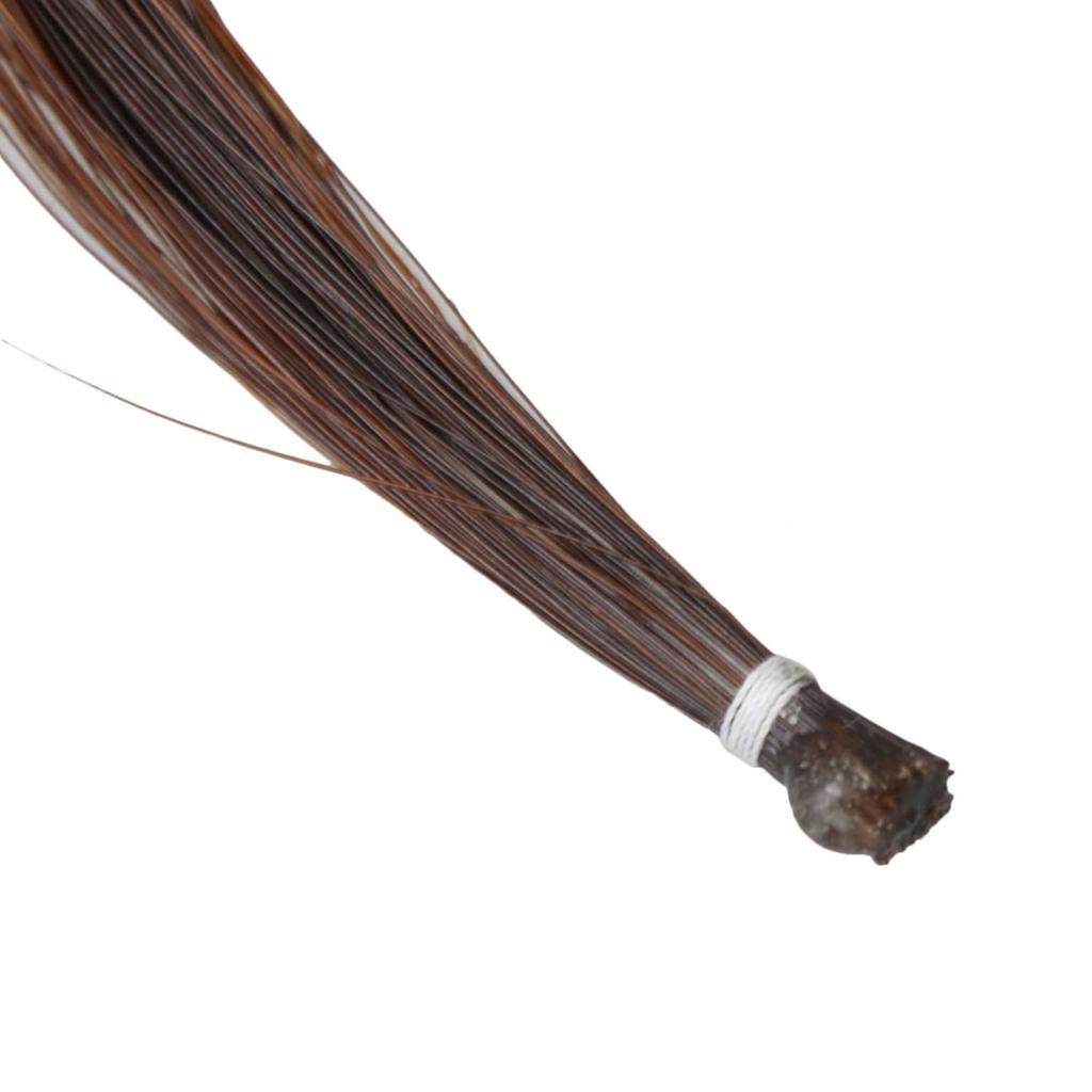 Волос для смычка скрипки Bstinay для замены струны смычкового инструмента, изготовлен из конского волоса хорошего коричневого цвета, аксессуар, волосы, тон, 83 см,