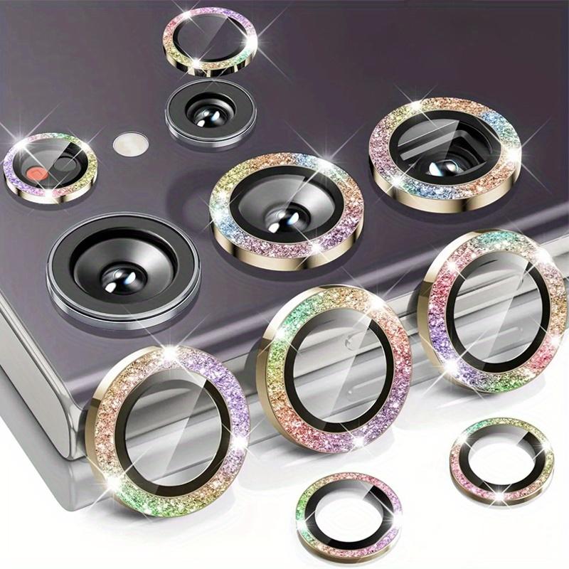 1 шт. бриллиантовое блестящее стекло для объектива Samsung Galaxy S25 S24 S23 S22 Ultra Plus HD прозрачное защитное стекло для объектива камеры металлическое кольцо пленка для объектива