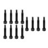12Pcs Guitar Neck Mounting Screws Humbucker Pickup Accessories Bass Parts Hardware Black