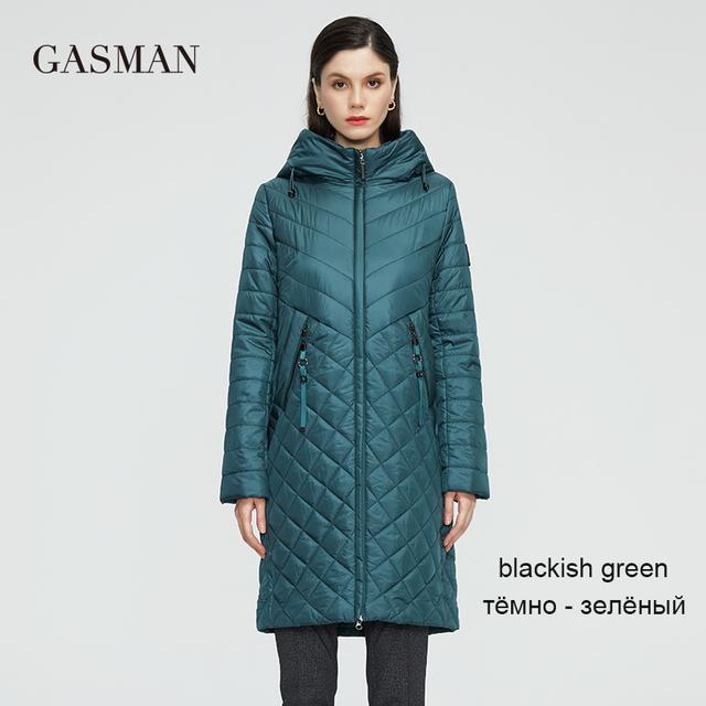 Gasman Новое женское пальто, Тренч, женские весенние куртки 2022, модная повседневная длинная парка больших размеров, женская верхняя одежда, женская куртка 81865