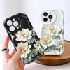Cartoon Pattern Cream Texture Casing Wavy Edge Soft Silicone Cover Phone Case for IPhone Samsung Huawei Honor Xiaomi Redmi Infinix Tecno