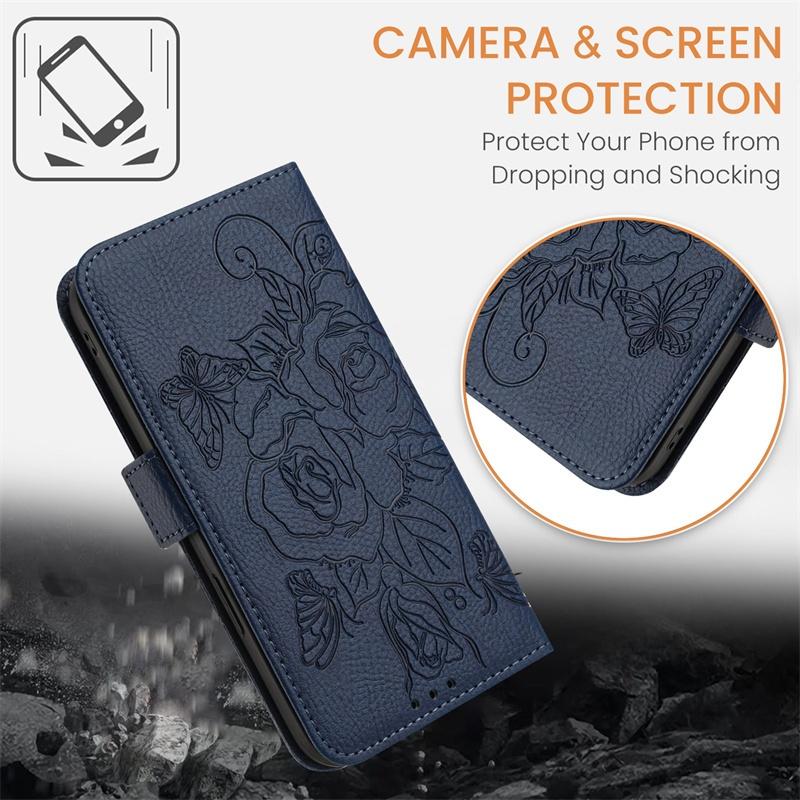 Flip Case for OPPO Reno 8Z 8T 9A 8 Lite 9 10 Pro 4G 5G Leather Card Slot Protective Cover Casing