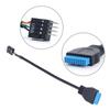 20Pin To 9Pin USB3.0 To 2.0 Conversion Cable Connector Mainboard Cable 20Pin To 9Pin USB2.0 Male Mainboard Cable