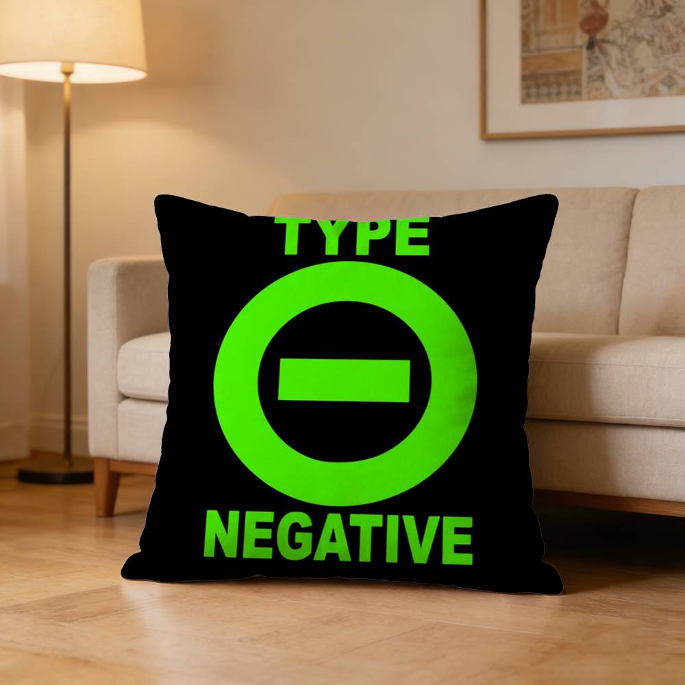 T-Type O N-Negative Pillow Case Pattern Printed Pillowcase For Living Room Sofa Cushion Cover