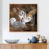 5D DIY Алмазная картина Полный круглый Лесная сова Алмазная вышивка Крестом