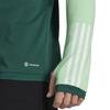 adidas Мужская футболка Leeds United с воротником-стойкой и длинным рукавом, сезон 2023-24, топ HU1308