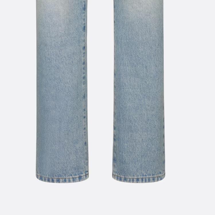 DIOR Homme Logo Patch Straight Leg Jeans 313D004K360X-C510