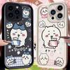 Чехол с изображением японской манги Чиикавы Усаги для iPhone 17 Air 16 E 15 14 Plus 13 12 Mini 11 Pro Max, противоударный, из жидкого силикона.