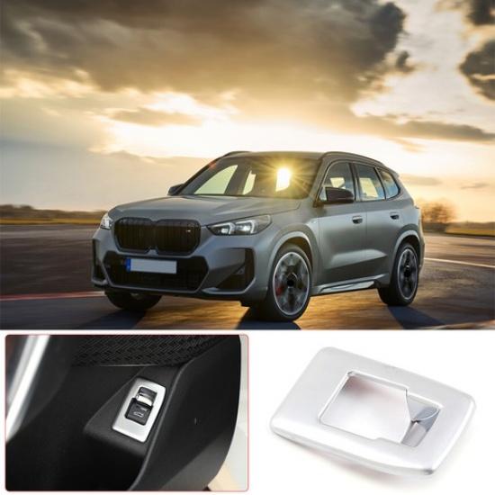 ABS Chrome Car Interior Tailgate Switch Button Trim For BMW X1 U11 -24