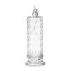 LED Candle Lights Romantic Rose Shadow Flameless Candles Lamp Elegant Crystal-like Pillar Candles for Home Decor Wedding Anniversary
