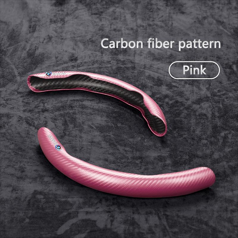 Carbon Fiber Car Steering Wheel Cover Non-slip Cover Auto Steering Wheel Handle Booster Protective Cover For BMW M F20 E83 E90