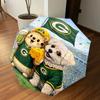 1PC Hedgehog Green Bay Packers Umbrella-8-Rib Reinforced, Automatic Open, Lightweight & Durable, Cute Fashion Accessory for Outdoor-T314