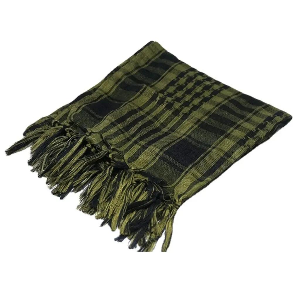 Тактический шарф-обертка для пустыни Keffiyeh Shemagh, арабский шарф-обертка для шеи Keffiyeh для мужчин и женщин