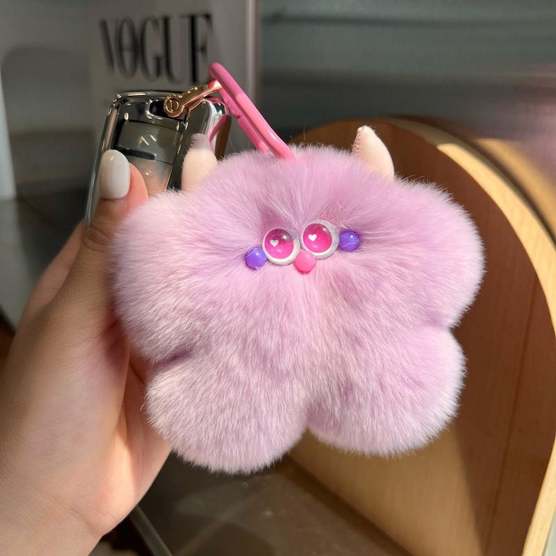 Cute Kawaii Trendy Plush Doll Pendant For Women Girls Car Keychain Creative Backpack Decoration Accessories Gifts