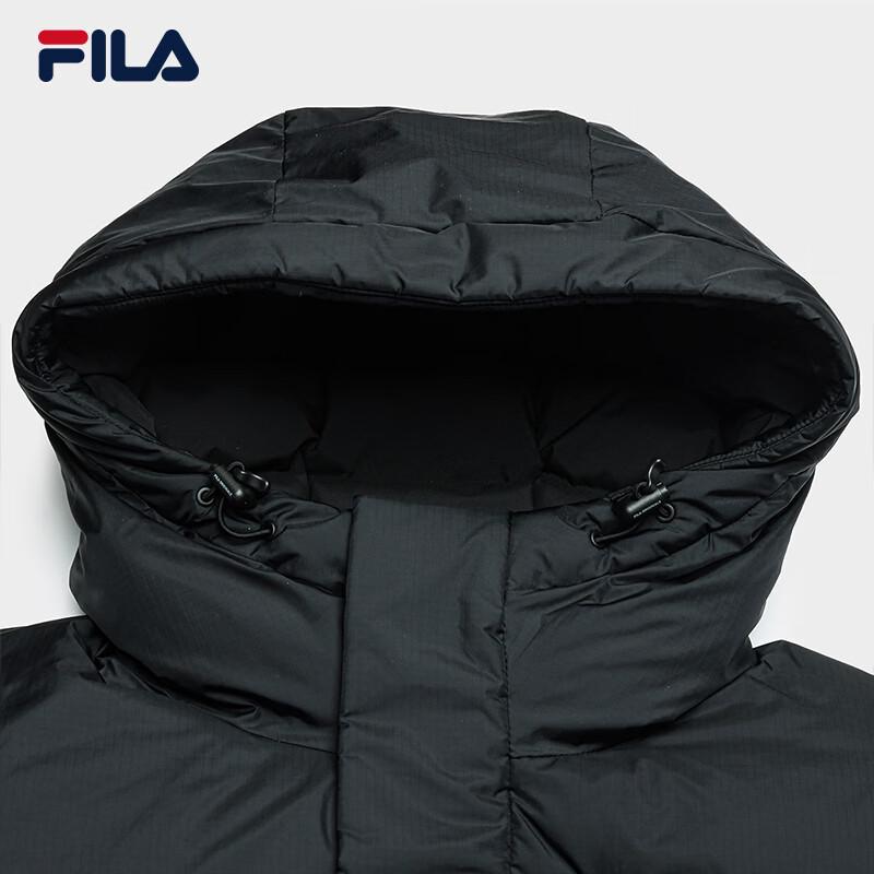 Fila Мужской длинный пуховик с капюшоном