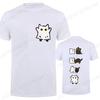 Summer T-shirts Streetwear Boo Black Cat Graphics Printed Tees for Women Men Clothing Horror Spooky Season Tops T Shirt Unisex