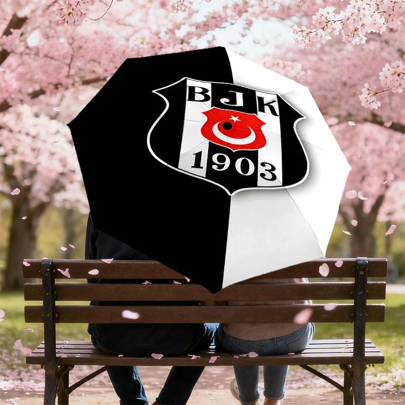 1PC BJK 1903 Umbrella-8-Rib Reinforced, Automatic Open, Lightweight & Durable, Cute Fashion Accessory for Outdoor-A1277
