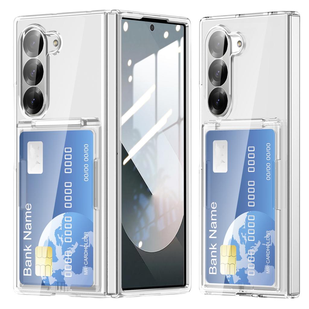 Роскошный Модный Чехол для Мобильного Телефона с Карманом для Карт для Samsung Galaxy Z Fold 7 5G Fold7 Fold5 Fold6 Fold 6 5