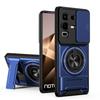KEYSION Магнитный чехол для телефона Infinix Note 50 4G 50 Pro+ 50S 50X 5G Защита камеры со сдвижной крышкой Вертикальная подставка Ударопрочный чехол