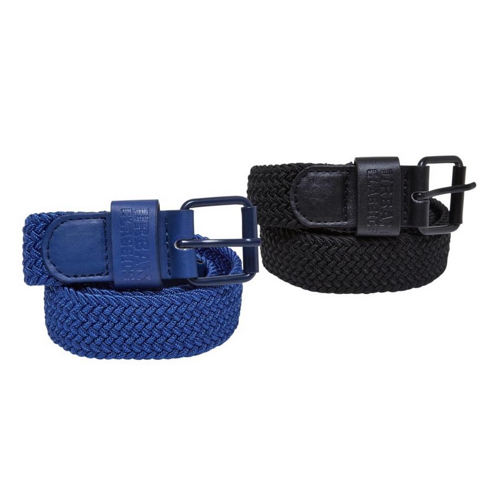 Urban Classics Childrens/Kids Elastic Belt Set (Pack of 2)