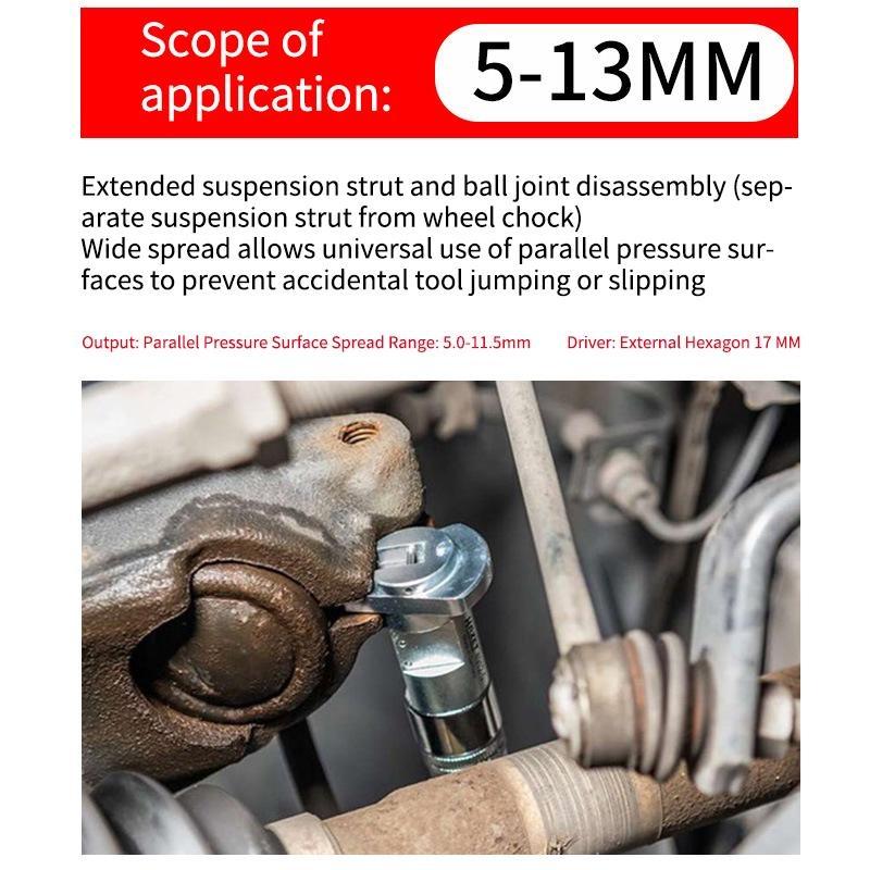 Sheep Horn Separator Elevation Angle Auto Repair Disassembly Tool Hydraulic Shock-absorbing Ball Head Swing Separators