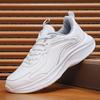 Spring Autumn Mens Leather Casual Sneakers Men Black White Sneakers Breathable Running Training Shoes